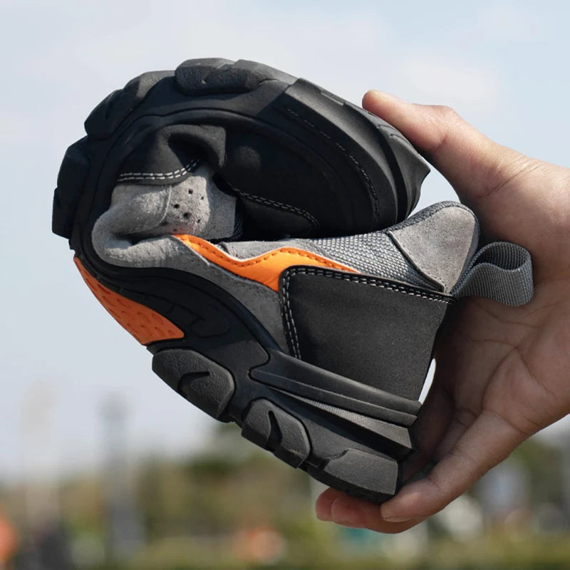 Men’s Lightweight Safety Work Shoes – Plastic Toe & Anti-Puncture